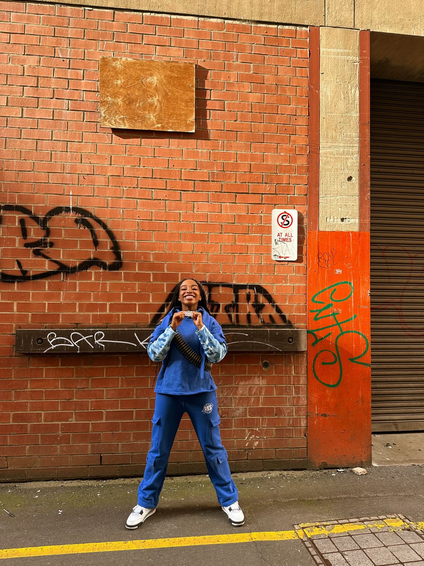 Cosmic Edition Trackpants — Ethereal Sky