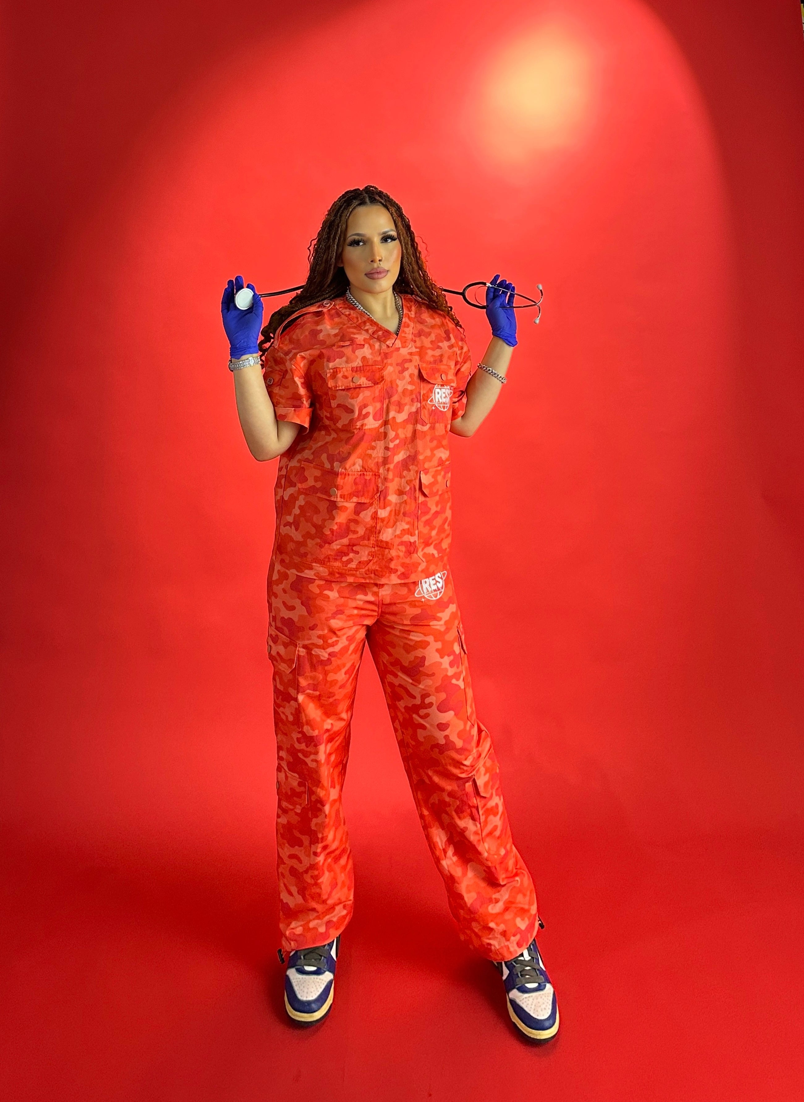 Medic collection scrub set- Code Red