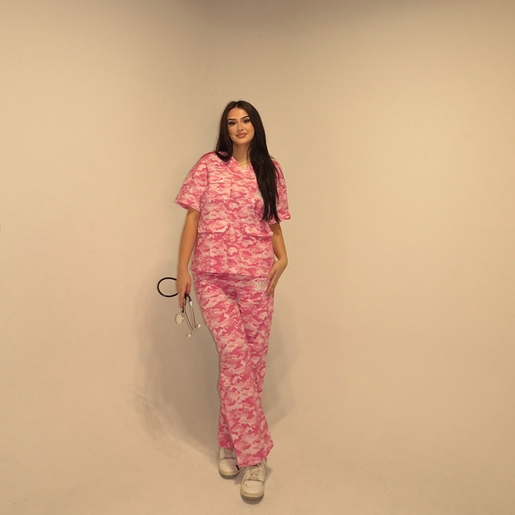 Medic collection scrub set - code pink