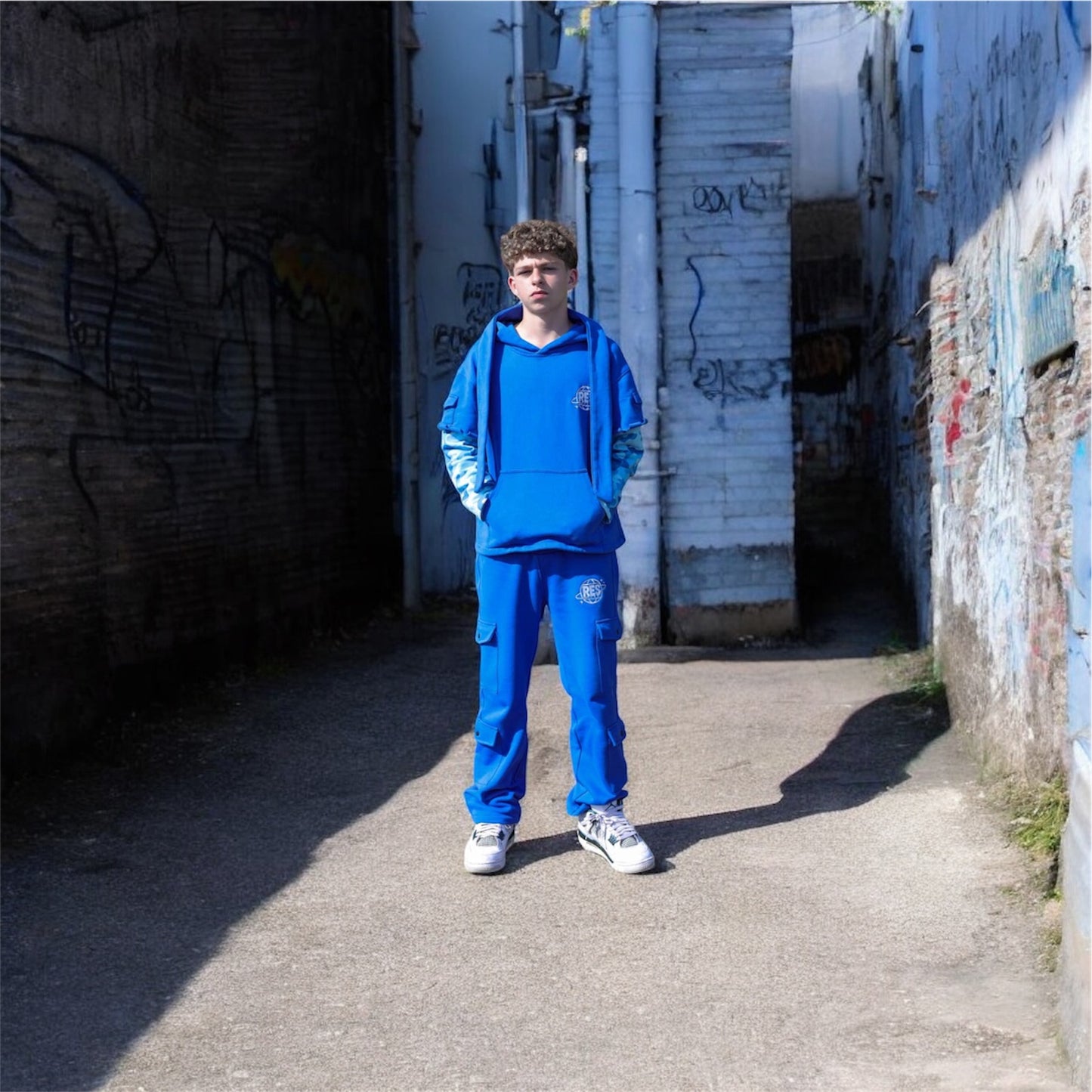 Cosmic Edition Trackpants — Ethereal Sky