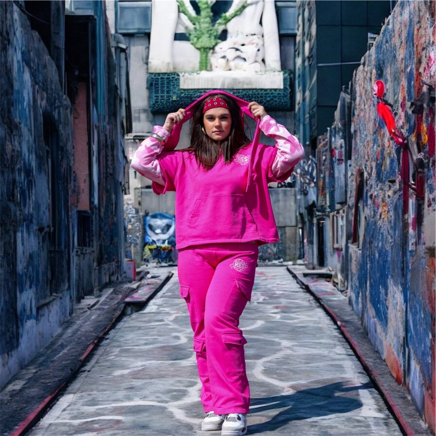 Cosmic Edition Trackpants — Celestial Rose