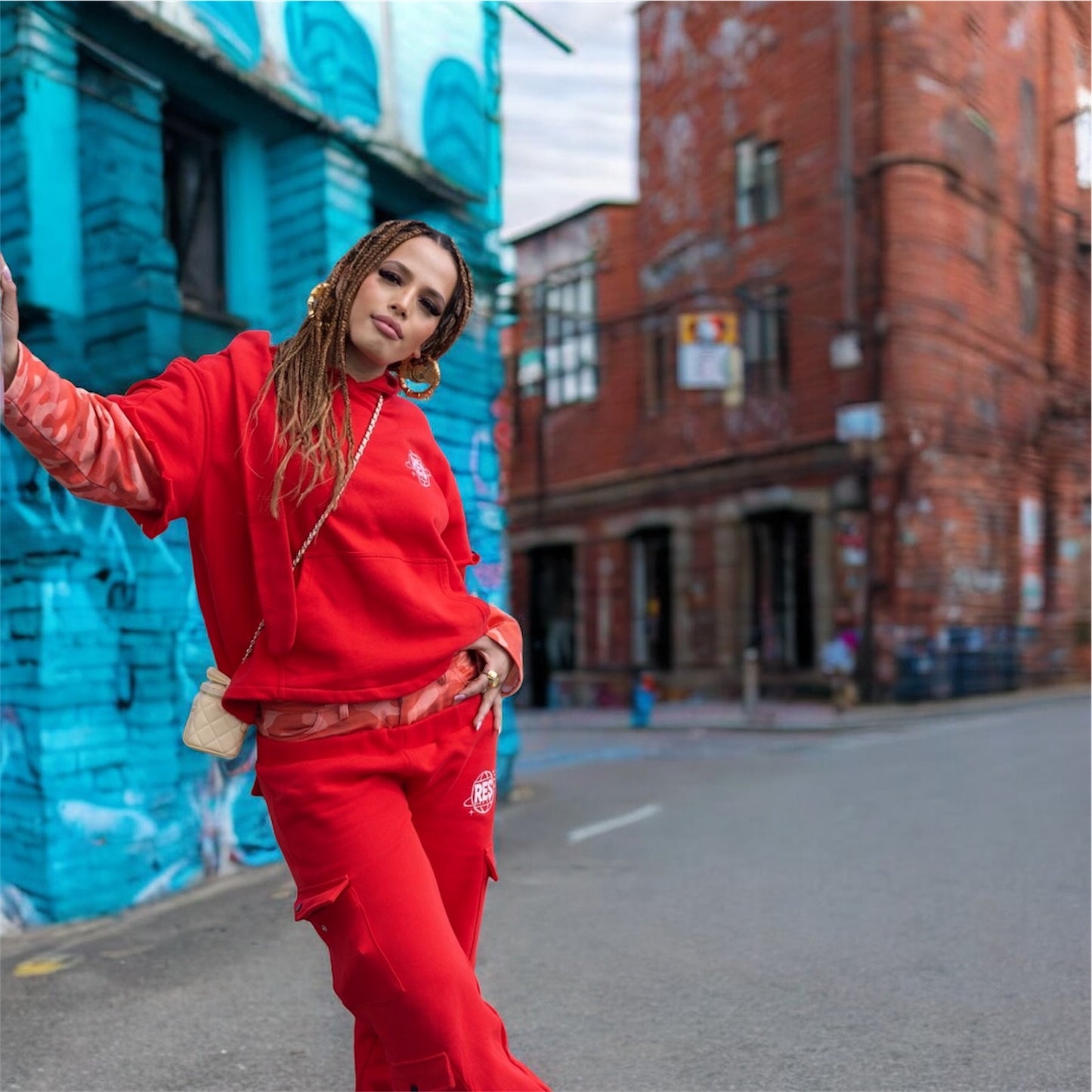 Cosmic Edition Trackpants — Blood Moon